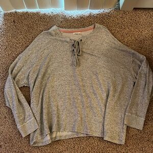 Maurice's plus size 3x grey sweater